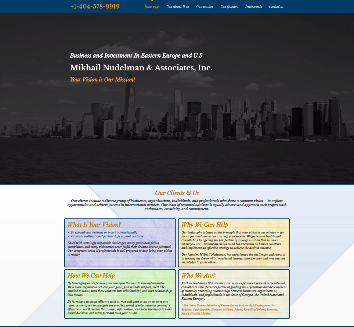 New Landing Page MNA, Inc.